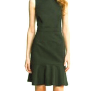 Sleek Flounce Dress True Navy